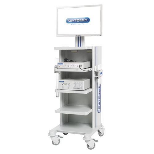Carro para endoscopia - STANDARD - OPTOMIC - para transporte / 5 estantes