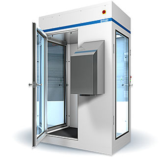 Cabina de descontaminación - LockLine - Ortner Reinraumtechnik  - para sala blanca / de grandes dimensiones / con ducha integrada