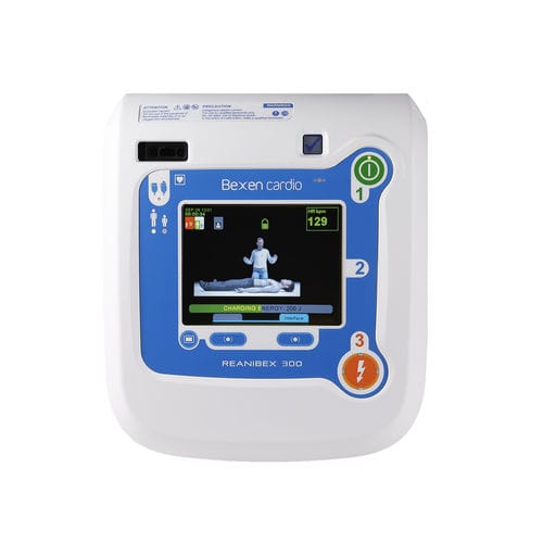 Desfibrilador externo semiautomático - Reanibex 300 - Bexen Cardio - automático / de formación / bifásico
