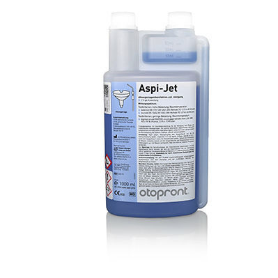 Detergente líquido - Aspi-Jet  - Otopront - 1000 mL / para equipos médicos / concentrado