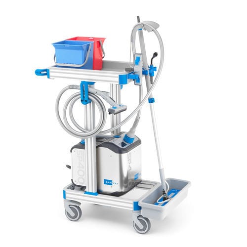 Sistema de limpieza y desinfección para dispositivos médicos - SP400 - OXY'PHARM - de vapor / compacto / automatizado