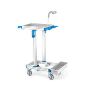 Carro médico - OXY'PHARM - de limpieza / con estante / móvil