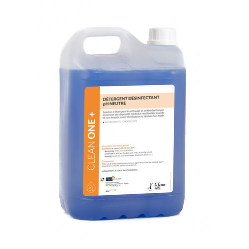 Detergente líquido - Clean One - OXY'PHARM - 5000 mL / para instrumentos médicos / concentrado