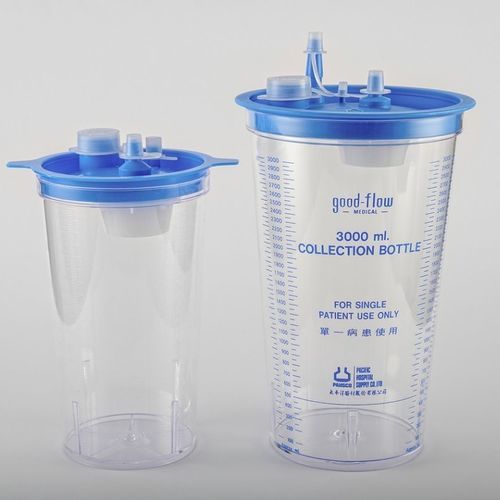 Recipiente de aspiración para fluidos corporales - Pacific Hospital Supply  - desechable