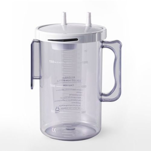 Recipiente de aspiración para fluidos corporales - Pacific Hospital Supply  - de policarbonato