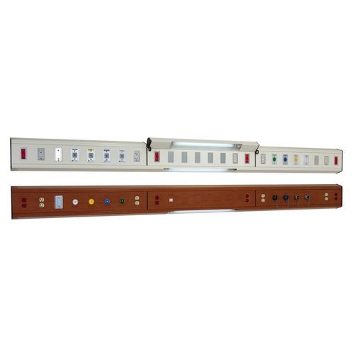Unidad médica de cabecera horizontal - Pacific Hospital Supply  - con luz