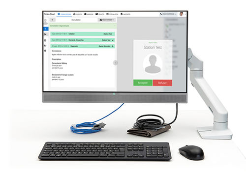 Aplicación web de análisis - RTC - PARSYS Télémédecine - de gestión de datos / de gestión de datos de pacientes / de gestión de telemonitorización cardíaca