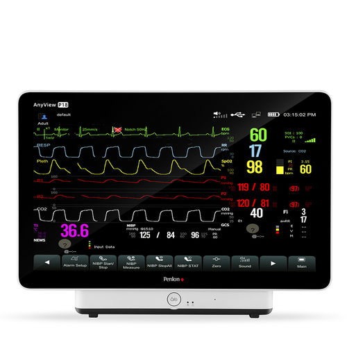 Monitor de paciente compacto - AnyView P18 - Penlon - de noche / EEG / ECG
