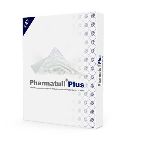 Trozo de gasa de algodón - Pharmatull Plus&reg; - Pharmaplast - no adherente / antimicrobiano