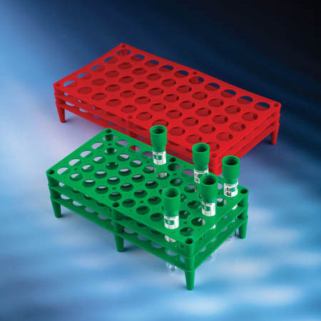 Soporte de laboratorio para tubos de ensayo - RT series - PLASTI LAB - de poliestireno