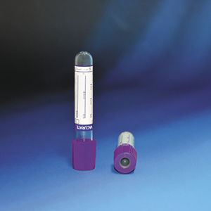 Tubo de extracción de laboratorio - VBC-600701 - PLASTI LAB - cilíndrico / de sangre / de plástico