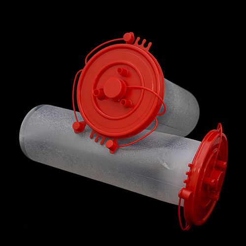 Recipiente de aspiración para fluidos corporales - 160 20 series - Plasti-med - de plástico