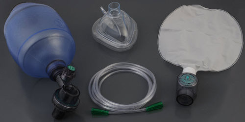 Insuflador manual de un solo uso - 130 253 - Plasti-med - de PVC / con válvulas de sobrepresión