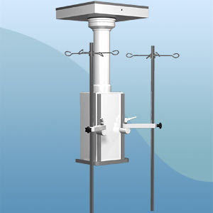 Columna de suministro de techo - 270 series  - Pneumatik Berlin - para cuidados intensivos / de anestesia / de altura regulable