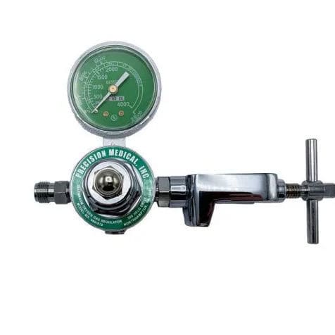 Regulador de presión de oxígeno - 540 - Precision Medical - de aire / monoetapa / flujo fijo