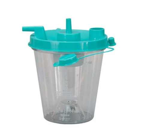 Recipiente de aspiración para fluidos corporales - 502519 series - Precision Medical - de polietileno