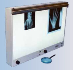 Negatoscopio 2 pantallas - NPX 72 x 43 - PrimaX Berlin - con interruptor / de luz blanca / para mamografía