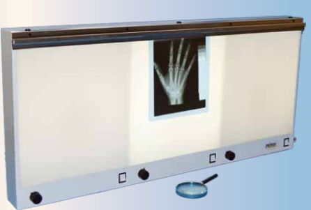 Negatoscopio 3 pantallas - NPX 108 x 43 - PrimaX Berlin - con interruptor / de luz blanca / para mamografía