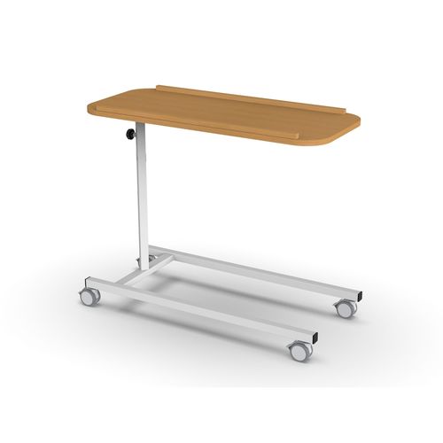 Mesa de cama con ruedas - S-202-H - PROMA REHA - de altura regulable / hidráulica