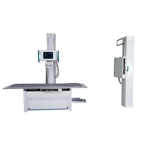Sistema de radiografía analógico - PRS 500 F - PROTEC - digital / para radiografía polivalente / con Bucky en el suelo