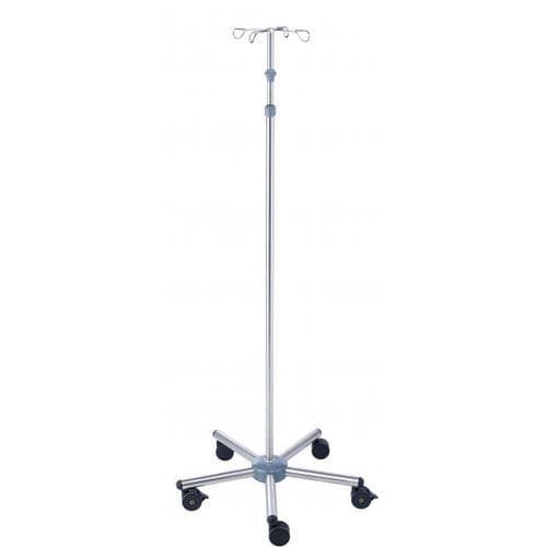 Portasueros con ruedas - I-PRE001 - provita medical - 4 ganchos / de acero inoxidable / de altura variable