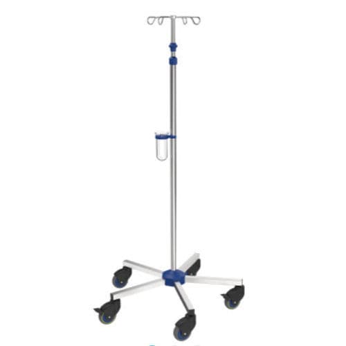 Portasueros con ruedas - I-N42212 - provita medical - 4 ganchos / para cama / de altura variable