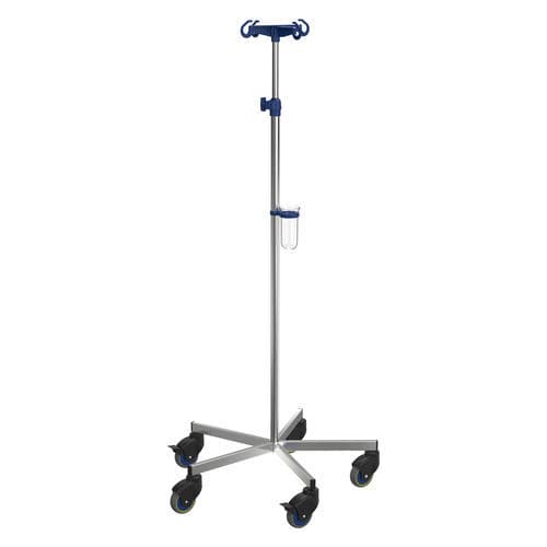 Portasueros con ruedas - I-M12121 - provita medical - 4 ganchos / de acero inoxidable / amagnético