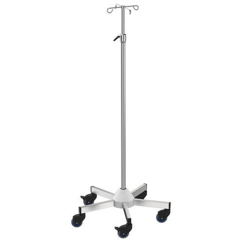 Portasueros con ruedas - I-D02124 - provita medical - 4 ganchos / para bomba de jeringa / telescópico