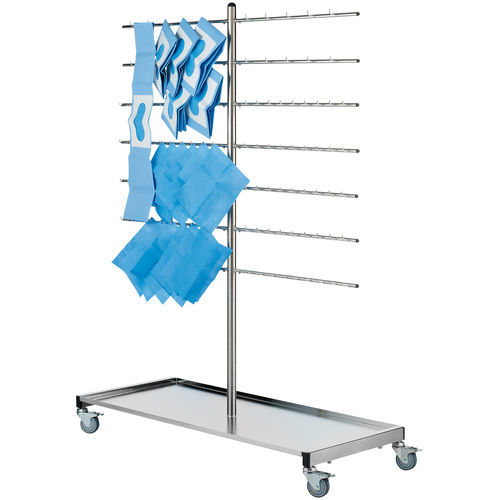 Carro para bolsas para ropa limpia - Z2N09102 - provita medical - para ropa sucia / médico / con estante