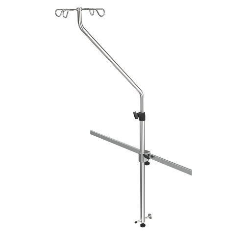 Portasueros en riel - I2002012 - provita medical - de pared / 4 ganchos / telescópico