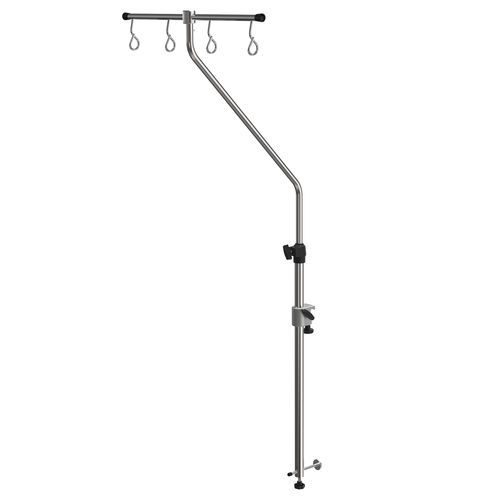 Portasueros de pared - I2002022 - provita medical - en riel / 4 ganchos / de acero inoxidable
