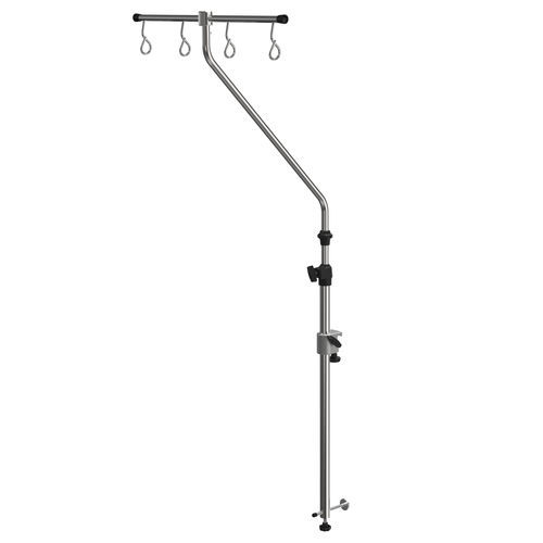 Portasueros de pared - I1002262 - provita medical - en riel / 4 ganchos / de acero inoxidable