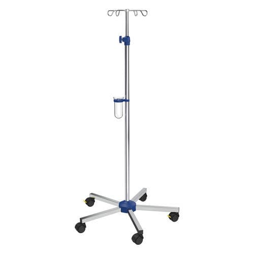 Portasueros con ruedas - I-N41122 - provita medical - 4 ganchos / para cama / de altura variable