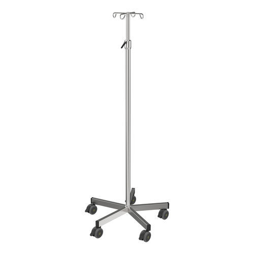 Portasueros con ruedas - I-O23234 - provita medical - 4 ganchos / de acero inoxidable / para cama