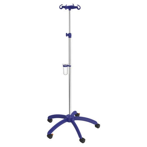 Portasueros con ruedas - I-H71121 - provita medical - 4 ganchos / para cama / de altura variable