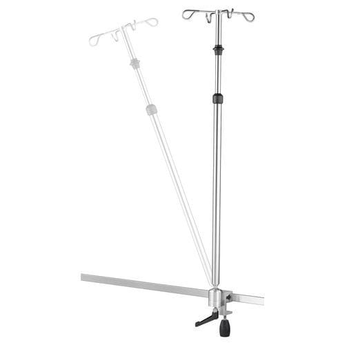 Portasueros de pared - I1000252 - provita medical - en riel / 4 ganchos / de acero inoxidable