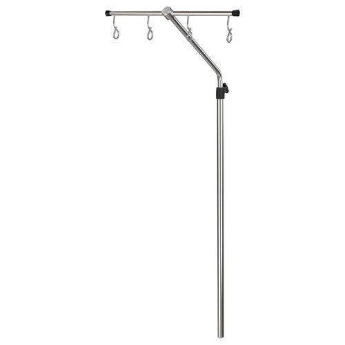 Portasueros de pared - I2000572 - provita medical - en riel / 4 ganchos / de acero inoxidable