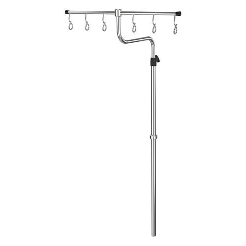 Portasueros de pared - I2000552 - provita medical - en riel / 6 ganchos / de acero inoxidable