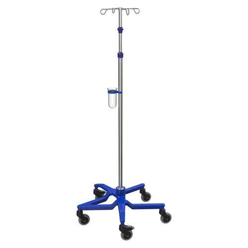 Portasueros con ruedas - I-S12112 - provita medical - 4 ganchos / de acero inoxidable / de aluminio