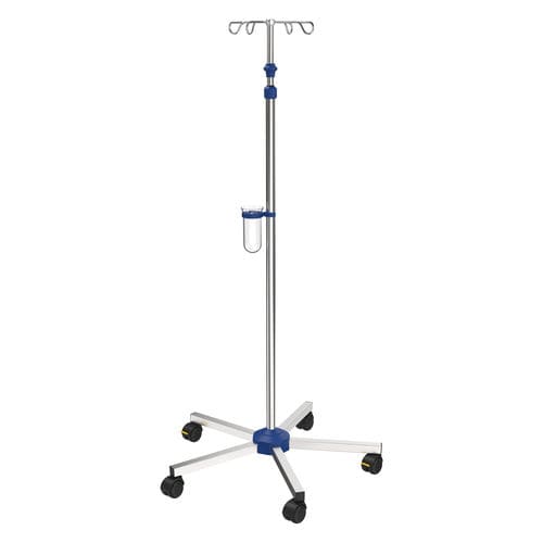 Portasueros con ruedas - I-N11112 - provita medical - 4 ganchos / para cama / telescópico