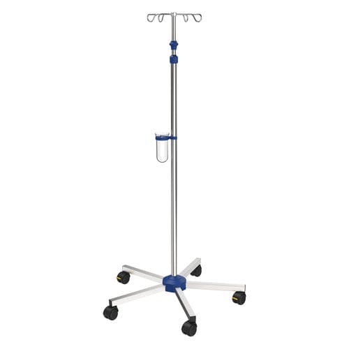Portasueros con ruedas - I-N11212 - provita medical - 4 ganchos / para cama / telescópico