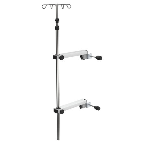 Portasueros en riel - I9900312 - provita medical - 4 ganchos / de acero inoxidable / de aluminio