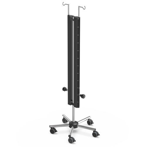 Portasueros para unidad de urología - I-UIT010 - provita medical - con ruedas / 2 ganchos / de aluminio