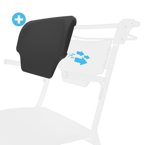 Soporte para espalda de transferencia - Z-EMMA30 - provita medical - para silla con orinal / de espuma
