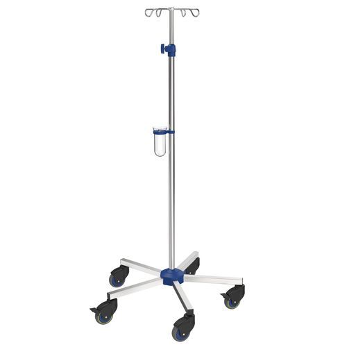 Portasueros con ruedas - I-N12122 - provita medical - 4 ganchos / de acero inoxidable / para cama