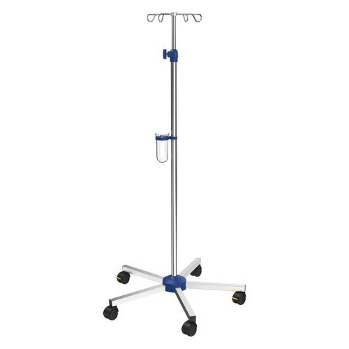Portasueros con ruedas - I-N11222 - provita medical - 4 ganchos / de acero inoxidable / para cama