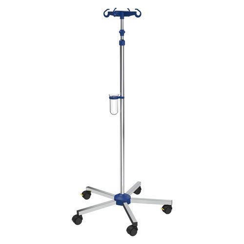 Portasueros con ruedas - I-N41211 - provita medical - 4 ganchos / telescópico / para cama