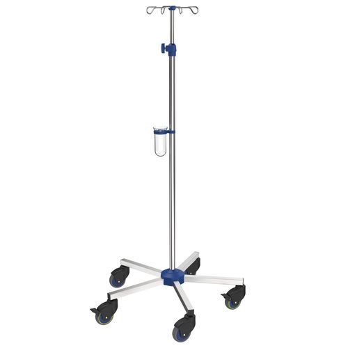 Portasueros con ruedas - I-N12123 - provita medical - 4 ganchos / de acero inoxidable / para cama