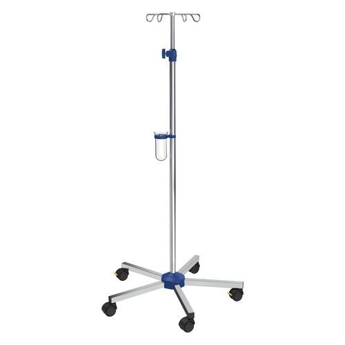 Portasueros con ruedas - I-N41222 - provita medical - 4 ganchos / de acero inoxidable / para cama