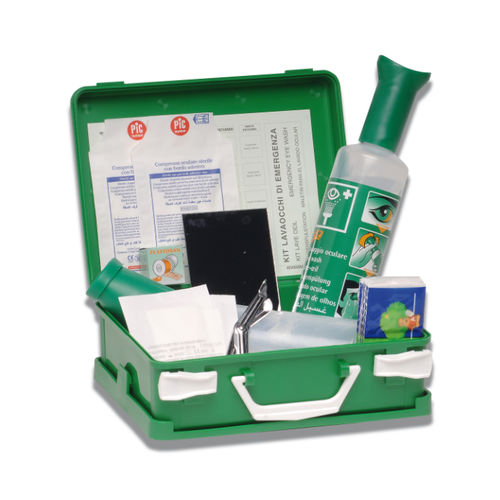 Kit médico de lavado ocular - CPS258 - PVS - de primeros auxilios / estéril